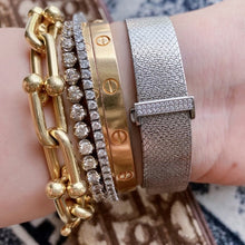 Load image into Gallery viewer, La D de Dior Satine diamond watch