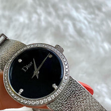 Load image into Gallery viewer, La D de Dior Satine diamond watch