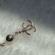 Load image into Gallery viewer, CHANEL star& clover pendant earrings