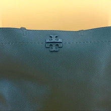 Load image into Gallery viewer, TORY BURCH Green leather tote