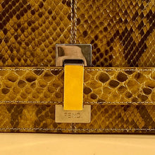 Load image into Gallery viewer, FENDI vintage snake skin Shoulder bag