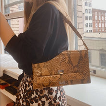 Load image into Gallery viewer, FENDI vintage snake skin Shoulder bag