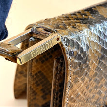 Load image into Gallery viewer, FENDI vintage snake skin Shoulder bag