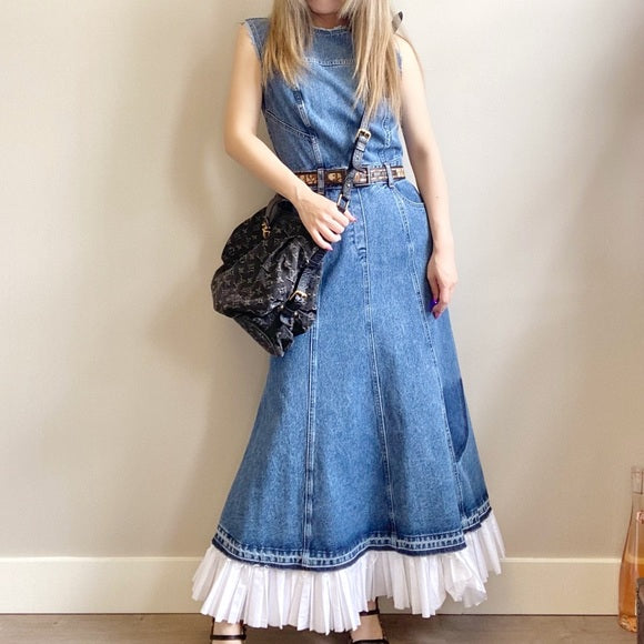 ALEXANDER MCQUEEN denim dress – Sheer Room ALEXANDER MCQUEEN denim dress – Sheer Room