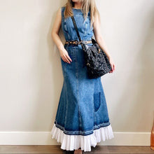 Load image into Gallery viewer, ALEXANDER MCQUEEN denim dress