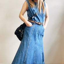 Load image into Gallery viewer, ALEXANDER MCQUEEN denim dress