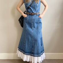 Load image into Gallery viewer, ALEXANDER MCQUEEN denim dress