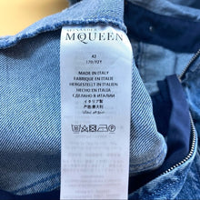 Load image into Gallery viewer, ALEXANDER MCQUEEN denim dress