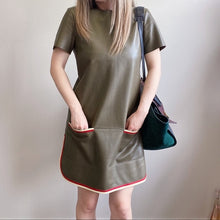 Load image into Gallery viewer, CELINE lambskin leather dress