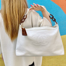 Load image into Gallery viewer, CHANEL Big logo leather shoulder bag