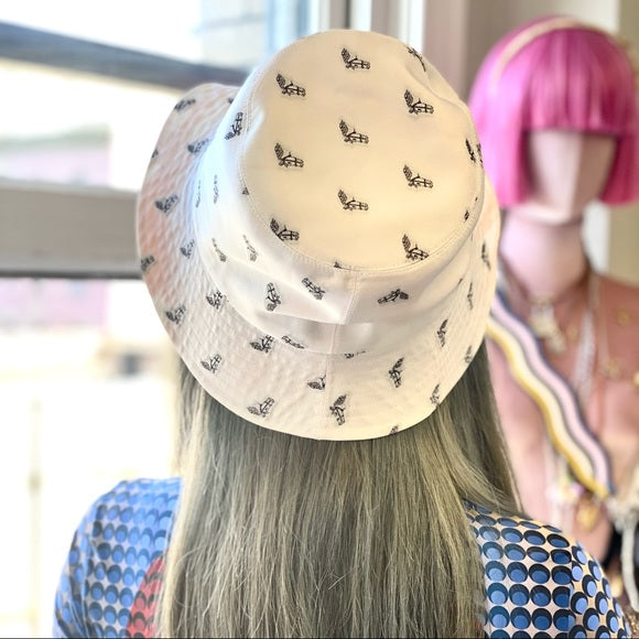 【お洒落で可愛い】HERMES ボブハット Hermes two side silk bucket hat – Sheer Room
