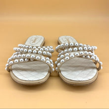 Load image into Gallery viewer, CHANEL pearl flat sandals