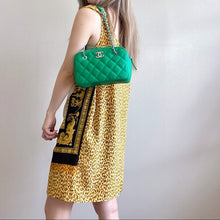 Load image into Gallery viewer, VERSACE 100%silk leopard dress TWS