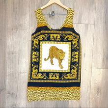 Load image into Gallery viewer, VERSACE 100%silk leopard dress TWS