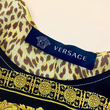 Load image into Gallery viewer, VERSACE 100%silk leopard dress TWS
