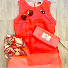 Load image into Gallery viewer, FENDI 100% silk Red Gradient Dress