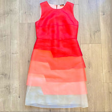 Load image into Gallery viewer, FENDI 100% silk Red Gradient Dress