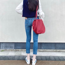 Load image into Gallery viewer, BOTTEGA VENETA Red Kappa leather Shoulder bag