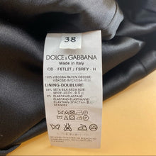 Load image into Gallery viewer, Dolce & Gabbana drawing print black dress