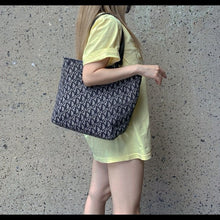 Load image into Gallery viewer, Christian Dior Vintage Trotter Tote Bag