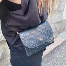 Load image into Gallery viewer, CHANEL vintage 24K Gold WOC lambskin bag