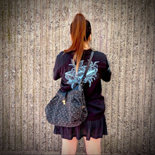 Load image into Gallery viewer, LOUIS VUITTON Denim Mahina XS Black