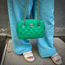 Load image into Gallery viewer, Chanel Camera Coco Rain greed Rubber Shoulder Bag