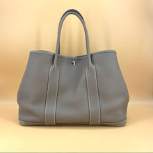 Load image into Gallery viewer, HERMES Garden Party 36 Etoupe leather bag