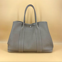 Load image into Gallery viewer, HERMES Garden Party 36 Etoupe leather bag