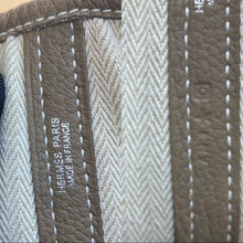Load image into Gallery viewer, HERMES Garden Party 36 Etoupe leather bag