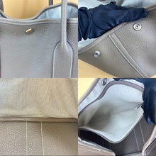 Load image into Gallery viewer, HERMES Garden Party 36 Etoupe leather bag