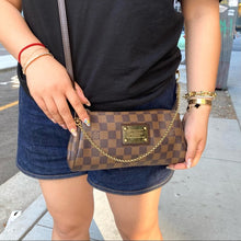 Load image into Gallery viewer, LOUIS VUITTON Damier Ebène Eva two-way bag