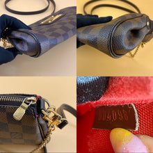 Load image into Gallery viewer, LOUIS VUITTON Damier Ebène Eva two-way bag