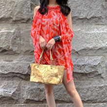 Load image into Gallery viewer, CHANEL red Cotton dress