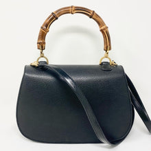 Load image into Gallery viewer, GUCCI Bamboo Top two-way leather bag