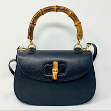 Load image into Gallery viewer, GUCCI Bamboo Top two-way leather bag