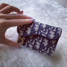 Load image into Gallery viewer, Dior SADDLE FLAP CARD HOLDER