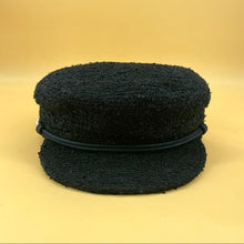Load image into Gallery viewer, CHANEL black Newsboy's hat
