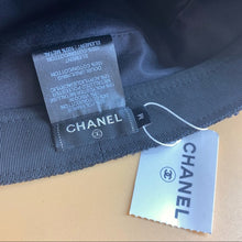 Load image into Gallery viewer, CHANEL black Newsboy's hat