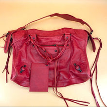 Load image into Gallery viewer, BALENCIAGA red city bag