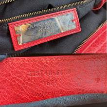 Load image into Gallery viewer, BALENCIAGA red city bag