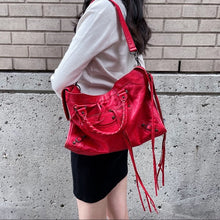 Load image into Gallery viewer, BALENCIAGA red city bag