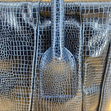 Load image into Gallery viewer, EMPORIO ARMANI crocodile print tote