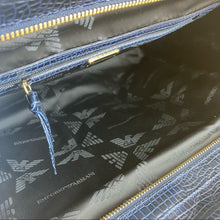 Load image into Gallery viewer, EMPORIO ARMANI crocodile print tote