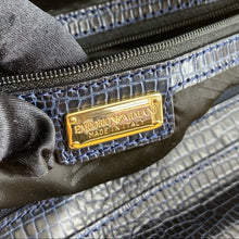 Load image into Gallery viewer, EMPORIO ARMANI crocodile print tote