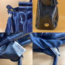 Load image into Gallery viewer, EMPORIO ARMANI crocodile print tote