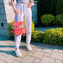 Load image into Gallery viewer, CHANEL Leather and PVC Vanity Flap Backpack Bag