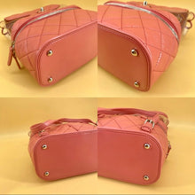 Load image into Gallery viewer, CHANEL Leather and PVC Vanity Flap Backpack Bag