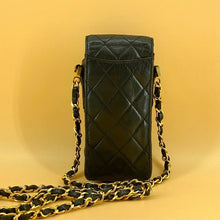 Load image into Gallery viewer, Chanel vintage Phone Case Black CrossBody Bag