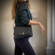 Load image into Gallery viewer, CHANEL vintage 24k gold lambskin shoulder bag